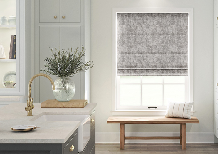 Anaconda, Metallic Frost - Roman Blind - Image 3